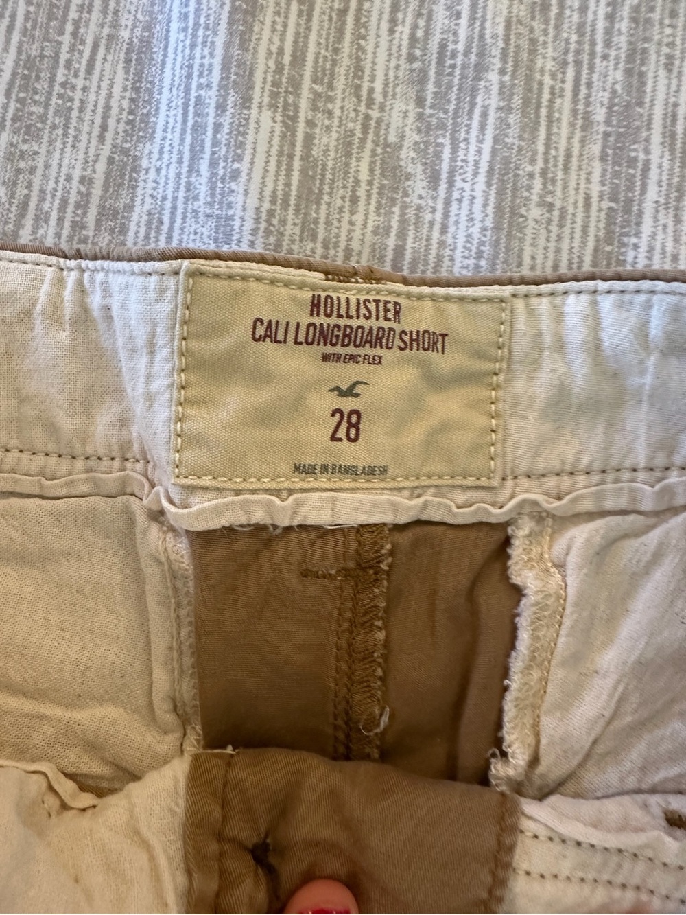 Hollister Cali Longboard Khaki Shorts